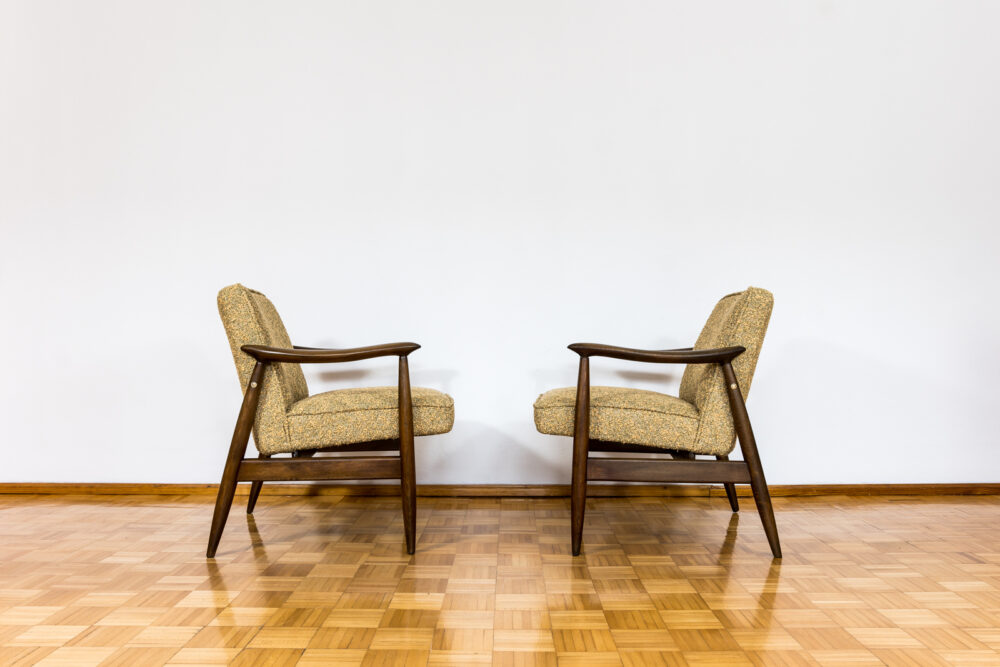 Pair of GFM-87 armchairs by Juliusz Kędziorek, GFM, Poland, 1960’s