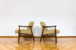 Pair of GFM-87 armchairs by Juliusz Kędziorek, GFM, Poland, 1960’s