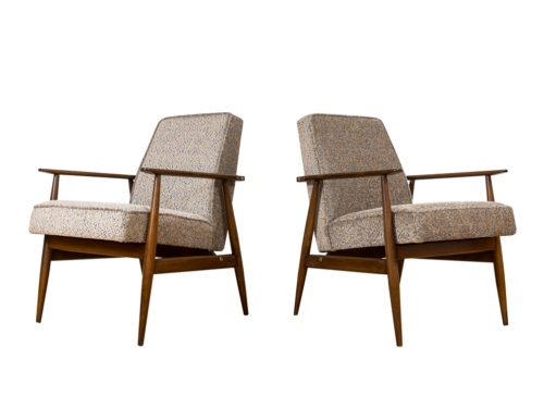 Pair of armchairs, Type 300-190 by H. Lis, Poland, 1970's