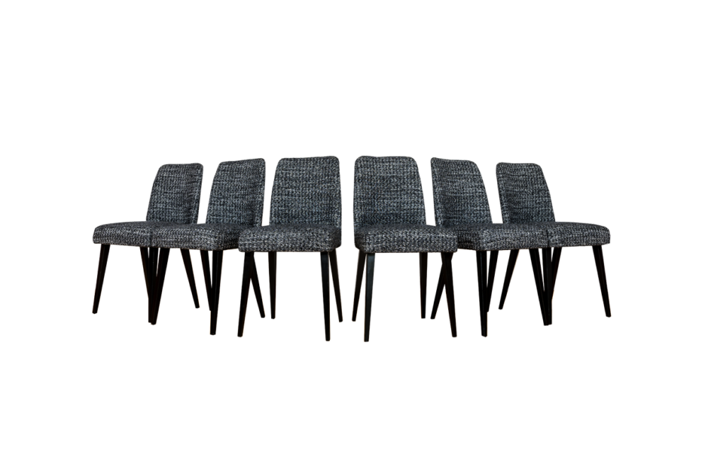 Set of 6 dining chairs, Fabryka Mebli w Swarzędziu, Poland, 1960's