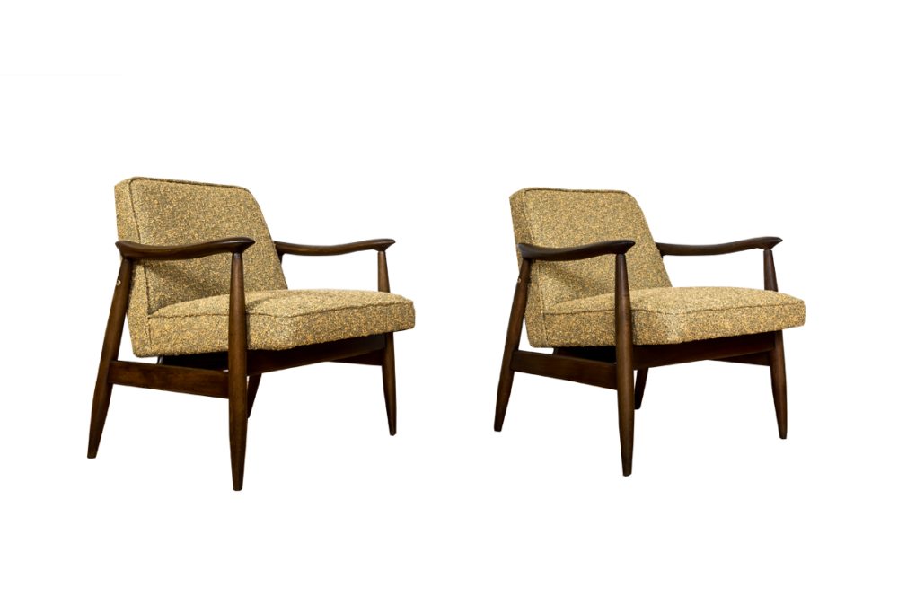 Pair of GFM-87 armchairs by Juliusz Kędziorek, GFM, Poland, 1960’s