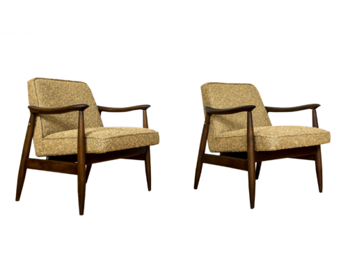 Pair of GFM-87 armchairs by Juliusz Kędziorek, GFM, Poland, 1960’s