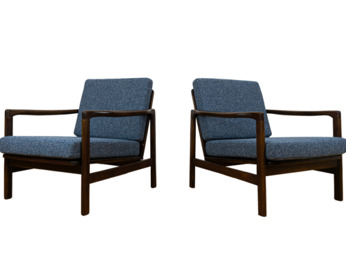 Pair of Armchairs B-7522 by Zenon Bączyk, Poland, 1960’s