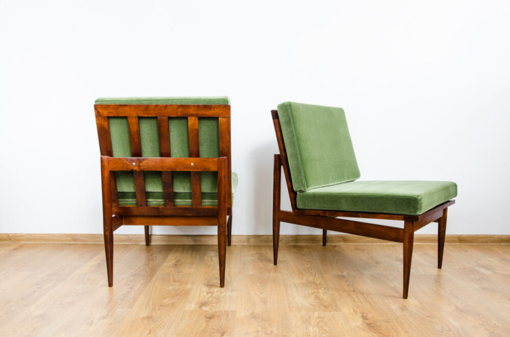 Pair of Armchairs, Poznańskie Fabryki Mebli, Poland, 1960’s