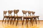 Set of 6 Chairs No 124 By H & J Kurmanowicz, Poland, 1950’S