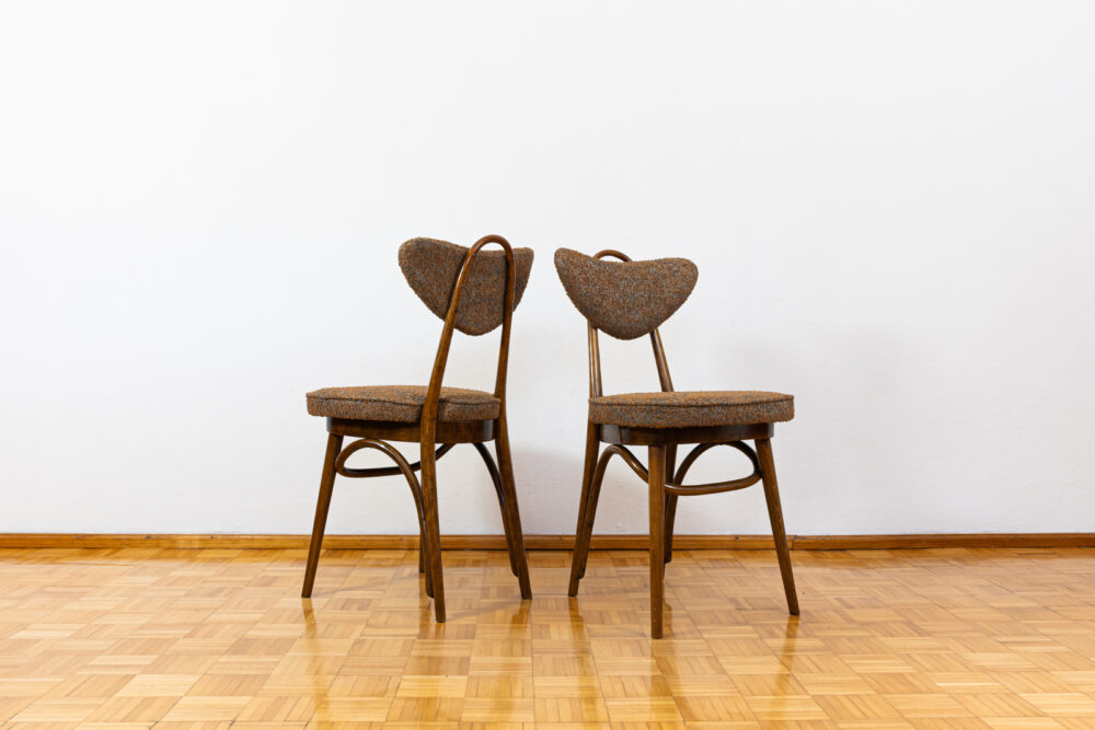 Set of 6 Chairs No 124 By H & J Kurmanowicz, Poland, 1950’S