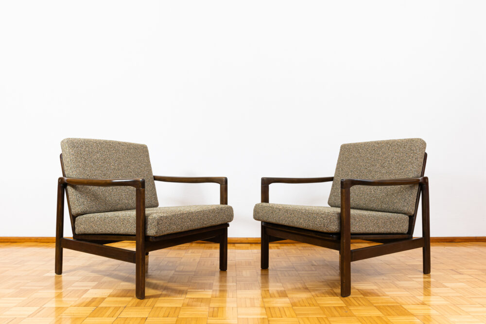 Pair of Armchairs B-7522 by Zenon Bączyk, Poland, 1960’s