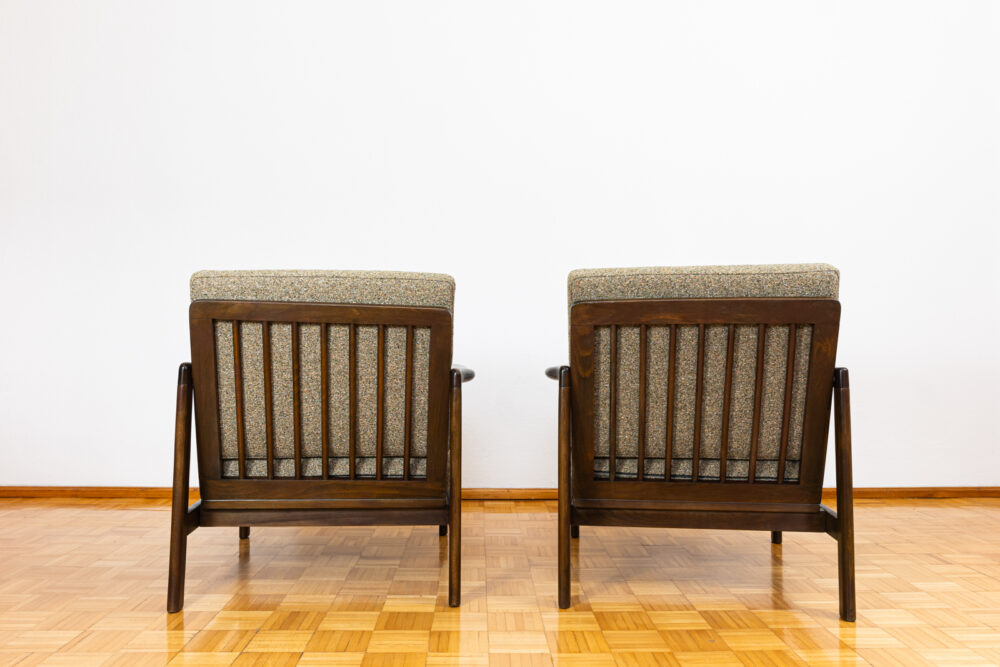 Pair of Armchairs B-7522 by Zenon Bączyk, Poland, 1960’s