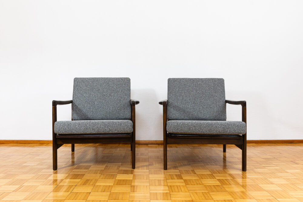 Pair of Armchairs B-7522 by Zenon Bączyk, Poland, 1960’s