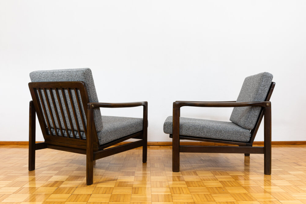 Pair of Armchairs B-7522 by Zenon Bączyk, Poland, 1960’s