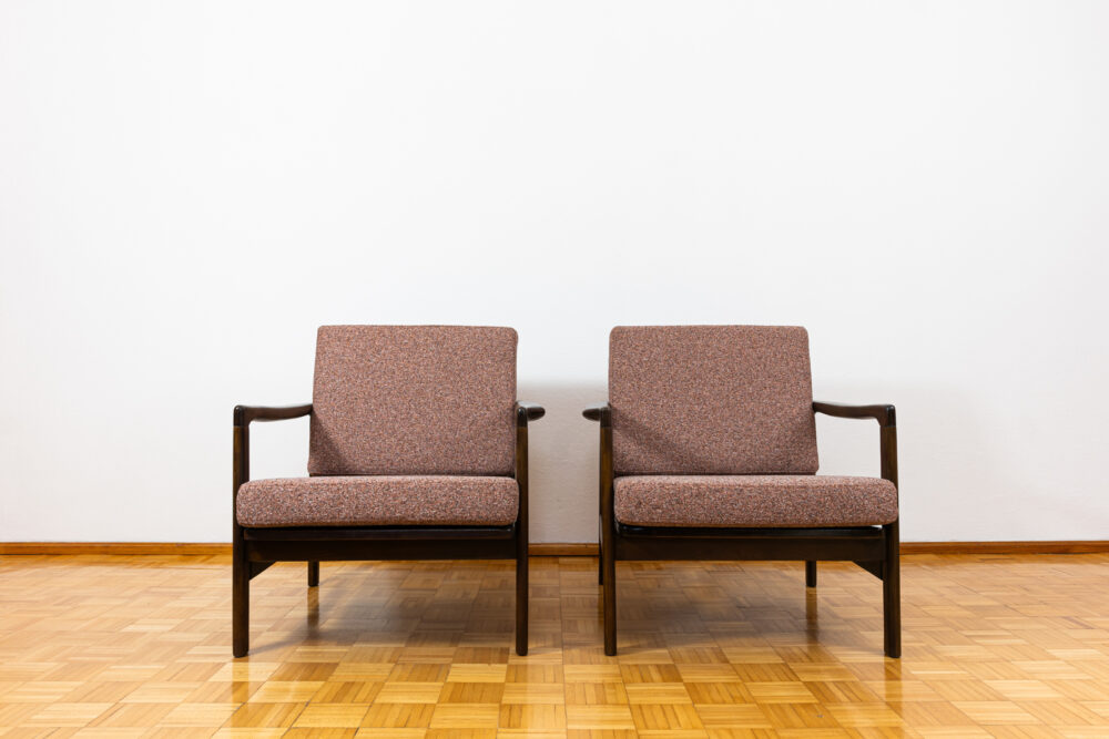 Pair Of Armchairs B-7522 By Zenon Bączyk, Poland, 1960’S