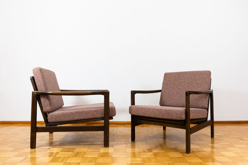 Pair Of Armchairs B-7522 By Zenon Bączyk, Poland, 1960’S