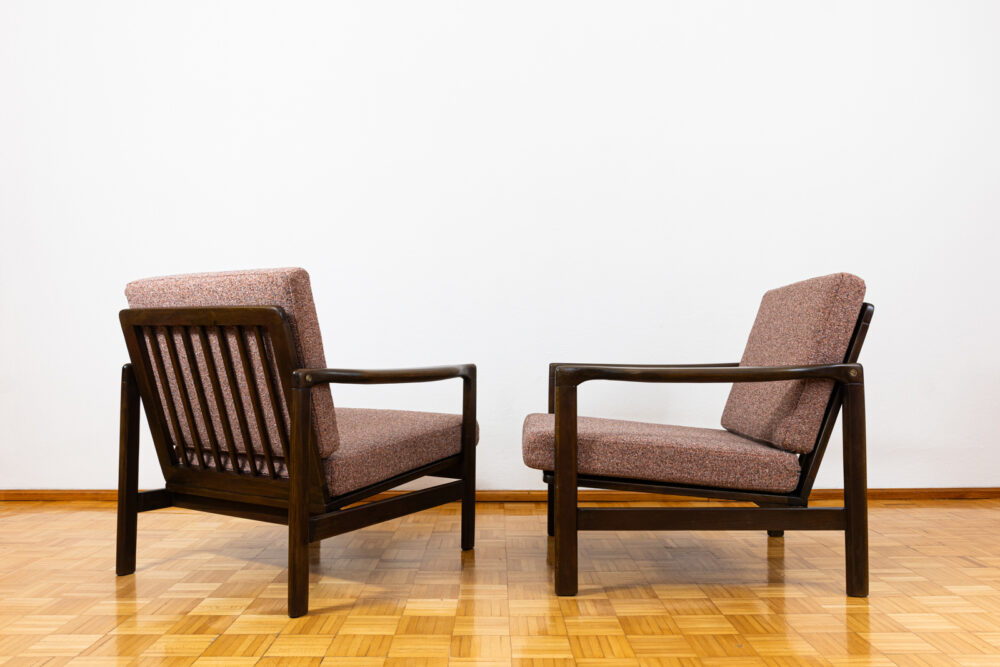 Pair Of Armchairs B-7522 By Zenon Bączyk, Poland, 1960’S