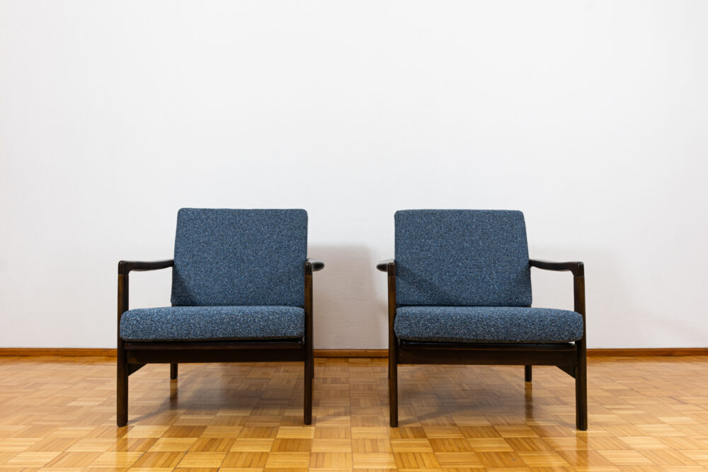 Pair of Armchairs B-7522 by Zenon Bączyk, Poland, 1960’s