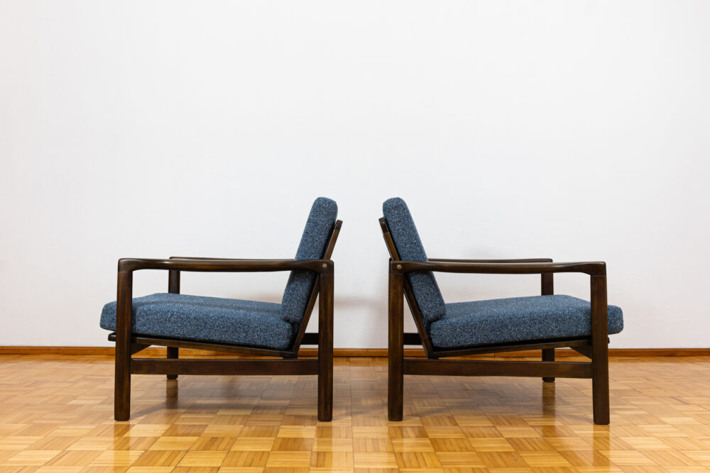 Pair of Armchairs B-7522 by Zenon Bączyk, Poland, 1960’s