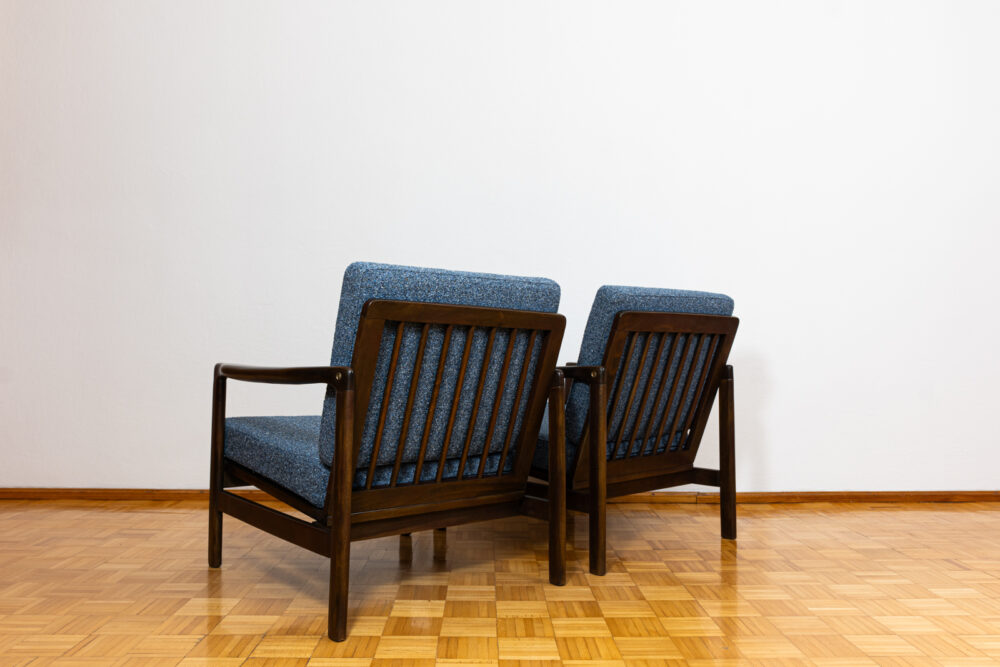 Pair of Armchairs B-7522 by Zenon Bączyk, Poland, 1960’s