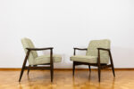 Pair of GFM-87 armchairs by Juliusz Kędziorek, GFM, Poland, 1960’s