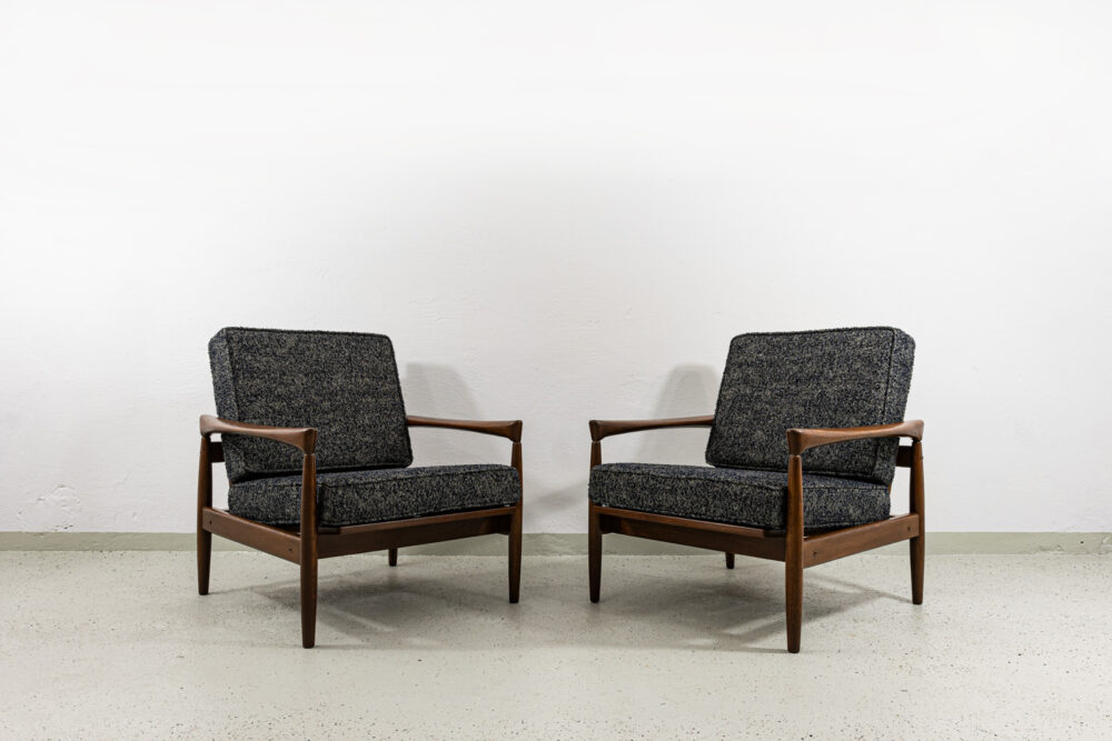 Pair of “Kolding” armchairs by Erik Wørts for IKEA, Poland, 1960's