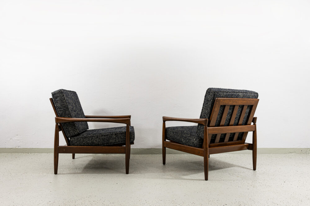 Pair of “Kolding” armchairs by Erik Wørts for IKEA, Poland, 1960's