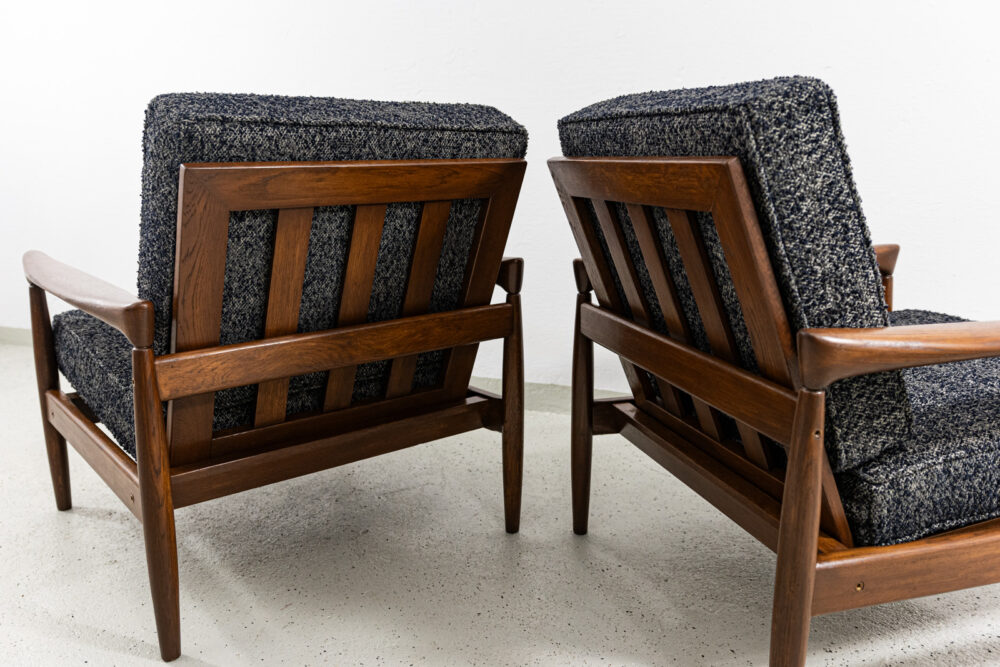 Pair of “Kolding” armchairs by Erik Wørts for IKEA, Poland, 1960's