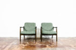 Pair of GFM-64 armchairs by Edmund Homa, GFM, Poland, 1960’s
