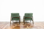 Pair of GFM-64 armchairs by Edmund Homa, GFM, Poland, 1960’s