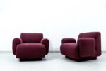 Pair of modular lounge chairs by Eberhard Geißler, Oelsa, Germany, 1970's