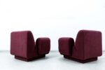 Pair of modular lounge chairs by Eberhard Geißler, Oelsa, Germany, 1970's