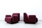 Pair of modular lounge chairs by Eberhard Geißler, Oelsa, Germany, 1970's