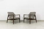 Pair of GFM-64 armchairs by Edmund Homa, GFM, Poland, 1960's