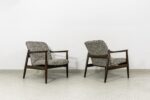 Pair of GFM-64 armchairs by Edmund Homa, GFM, Poland, 1960's