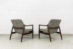 Pair of GFM-64 armchairs by Edmund Homa, GFM, Poland, 1960's