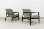 Pair of GFM-64 armchairs by Edmund Homa, GFM, Poland, 1960's