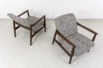 Pair of GFM-64 armchairs by Edmund Homa, GFM, Poland, 1960's