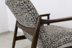 Pair of GFM-64 armchairs by Edmund Homa, GFM, Poland, 1960's