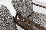 Pair of GFM-64 armchairs by Edmund Homa, GFM, Poland, 1960's
