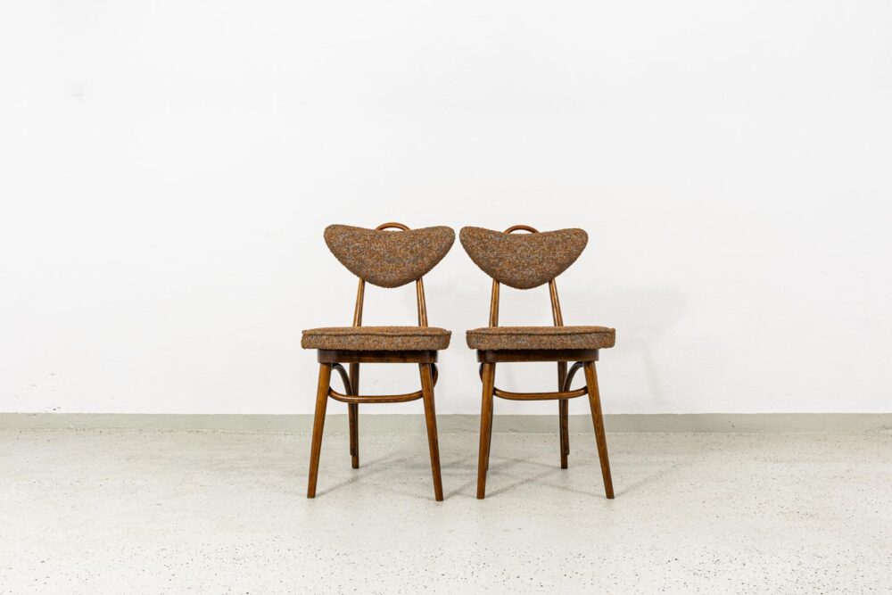 Set of 6 Chairs No 124 By H & J Kurmanowicz, Poland, 1950’S