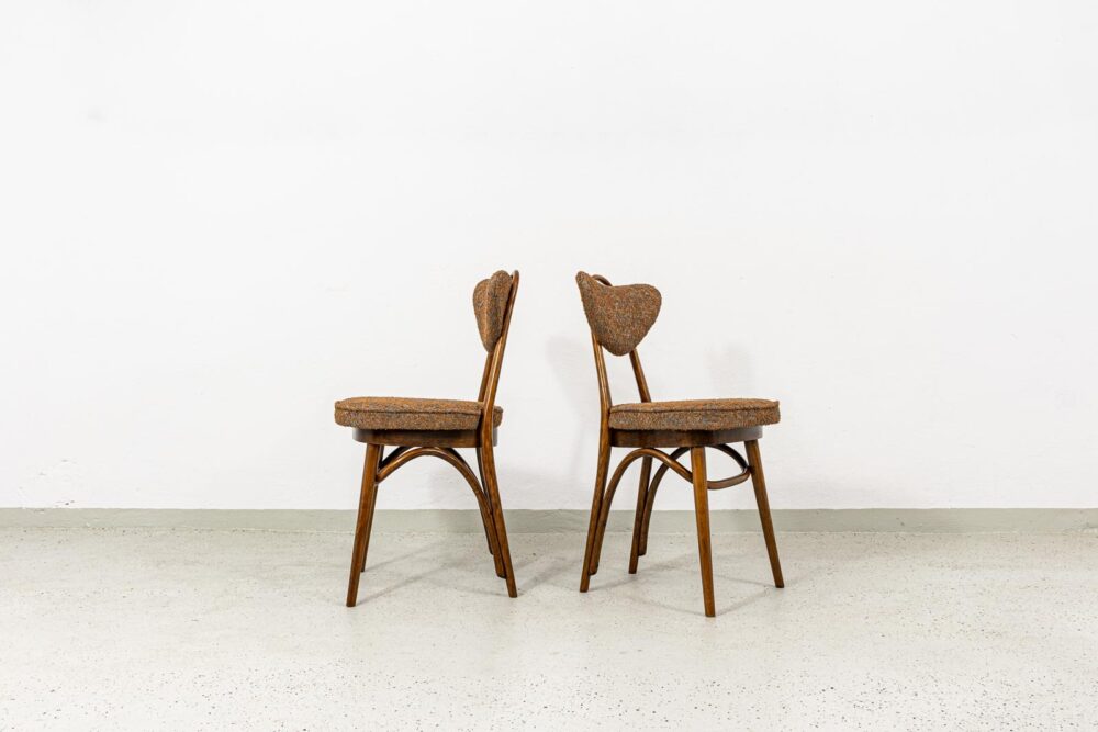 Set of 6 Chairs No 124 By H & J Kurmanowicz, Poland, 1950’S