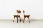 Set of 6 Chairs No 124 By H & J Kurmanowicz, Poland, 1950’S