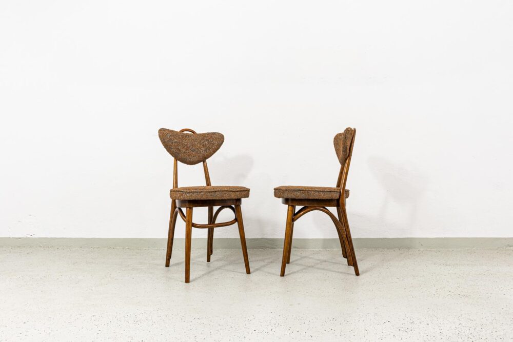 Set of 6 Chairs No 124 By H & J Kurmanowicz, Poland, 1950’S