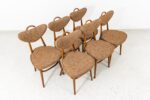 Set of 6 Chairs No 124 By H & J Kurmanowicz, Poland, 1950’S