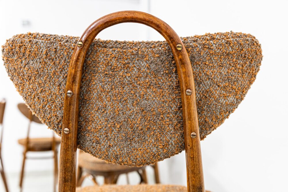 Set of 6 Chairs No 124 By H & J Kurmanowicz, Poland, 1950’S