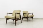 Pair of GFM-87 armchairs by Juliusz Kędziorek, GFM, Poland, 1960’s