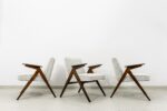 Set of 4 armchairs, Type 300-177 "Bunny", Poland, 1970's