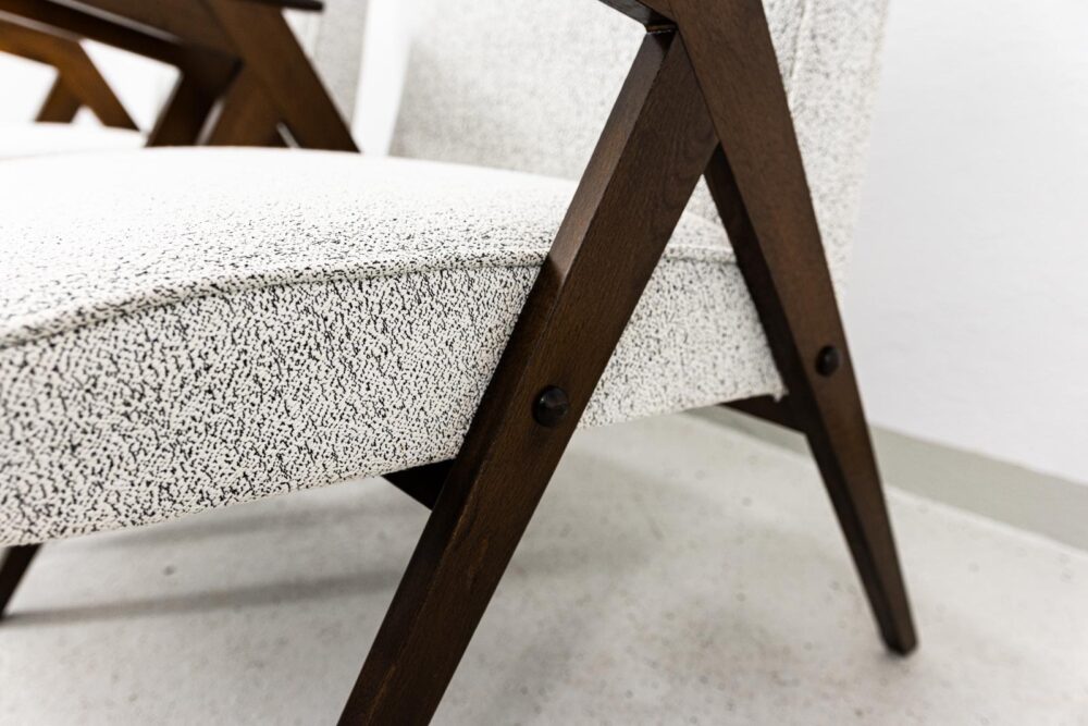 Set of 4 armchairs, Type 300-177 "Bunny", Poland, 1970's