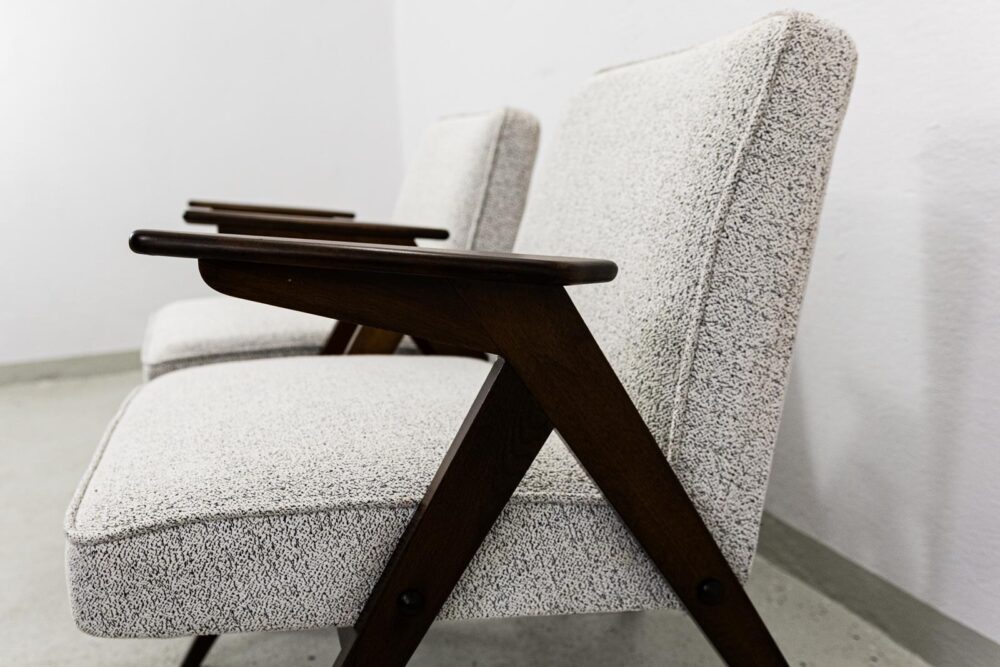 Set of 4 armchairs, Type 300-177 "Bunny", Poland, 1970's