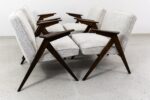 Set of 4 armchairs, Type 300-177 "Bunny", Poland, 1970's