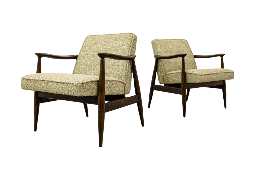 Pair of GFM-87 armchairs by Juliusz Kędziorek, GFM, Poland, 1960’s