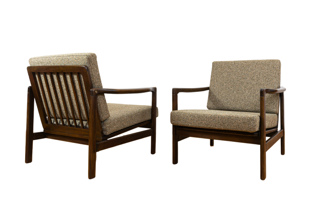 Pair of Armchairs B-7522 by Zenon Bączyk, Poland, 1960’s