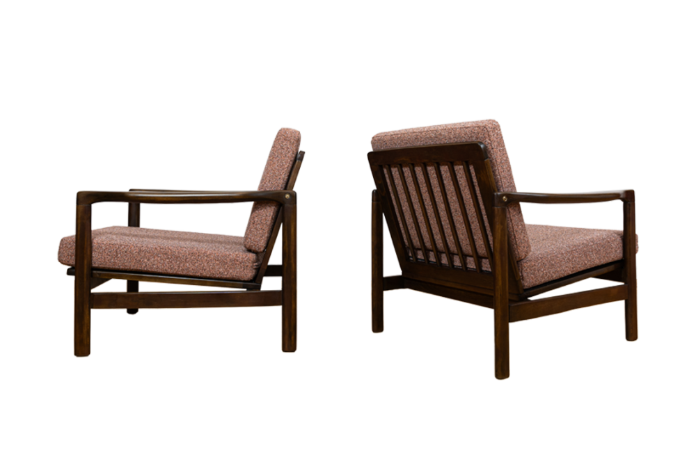 Pair Of Armchairs B-7522 By Zenon Bączyk, Poland, 1960’S